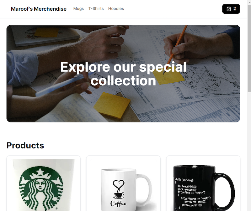 E-commerce Web App with CMS